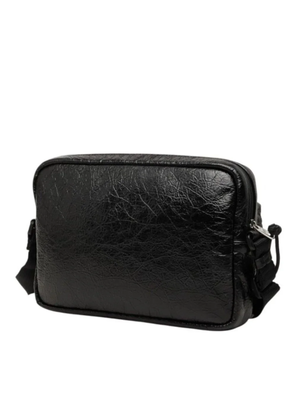 Balenciaga Explorer Camera Bag Crossbody Black Leather